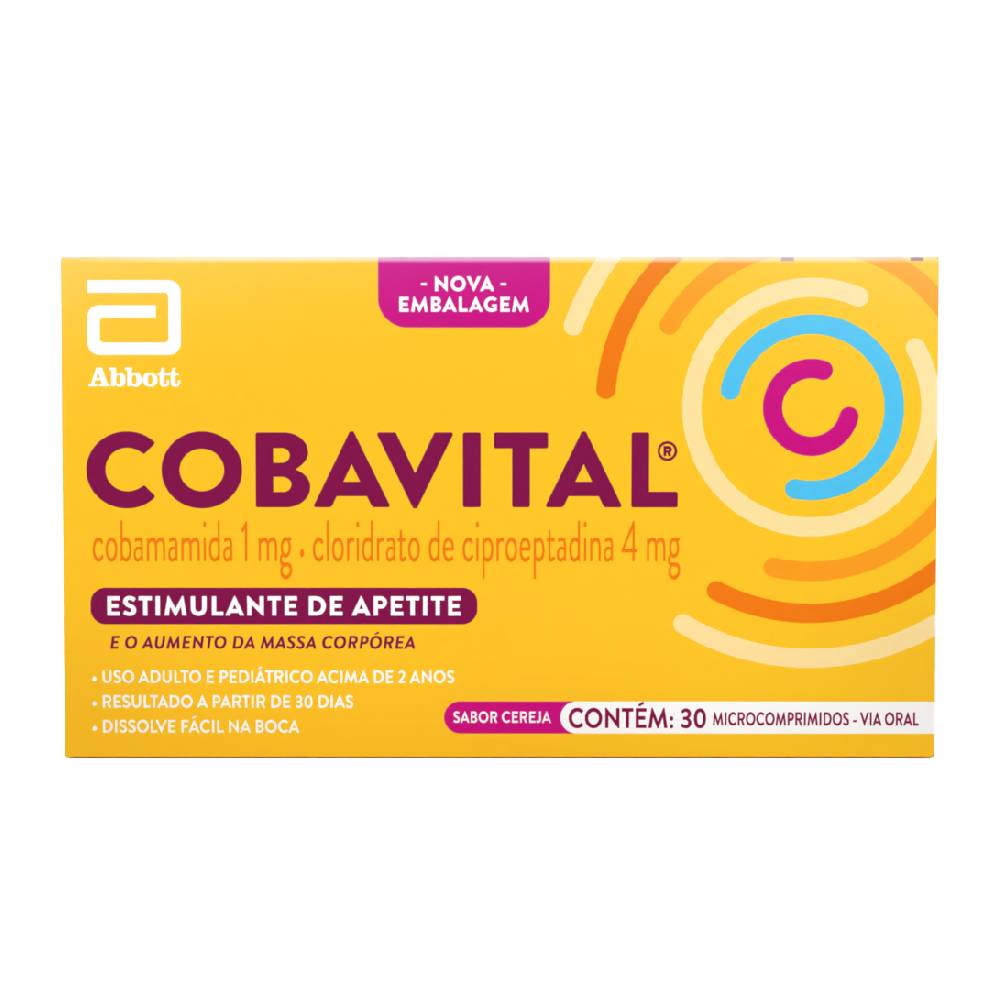 Cobavital Abbott 14mg Com 30 Comprimidos
